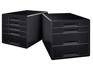 Ladenblok Leitz WOW CUBE A4 maxi 4 laden zwart - 3