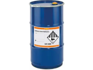 accu-veiligheidscontainer,60l,HxØ 660x380mm,blauw - 2