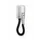 Wandhaardroger Rvs Look Met Slang, Hotello Silver