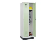 locker,HxBxD 1950x600x500mm,2vak,vak B 300mm,cil.-slot,sokkel