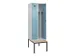 locker met bank,voor scheiding van kleding,HxBxD 2120x600x815mm,2vak