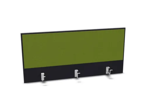 opzetpaneel,v. bureau,aanbouw achter,B 1200mm,CC-zwart,BN7048-groen