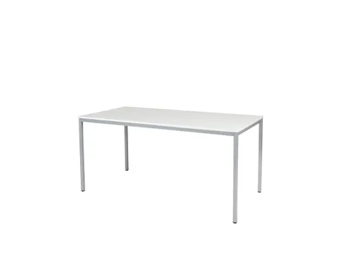 Domino Basic Tafel Vaste Hoogte 1600x800mm Grijs 25mm Alu 4-Poots