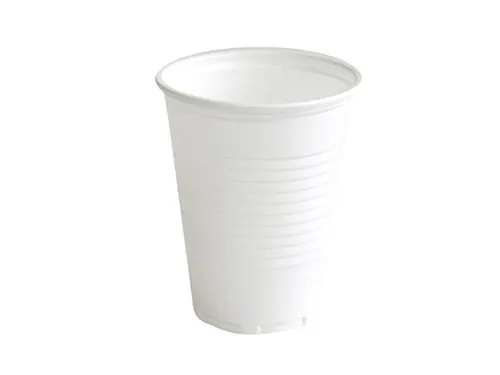 Beker IEZZY 180ml Ø 70mm PP 100 stuks wit