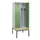 locker met bank,voor scheiding van kleding,HxBxD 2120x800x815mm,2vak