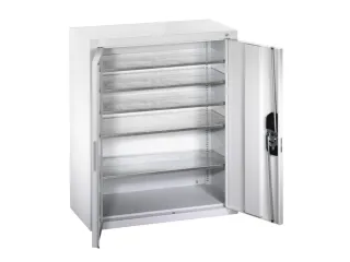 Kast Met Openslaande Deuren 830x700x300mm 5legborden Staal Ral7035 - 1