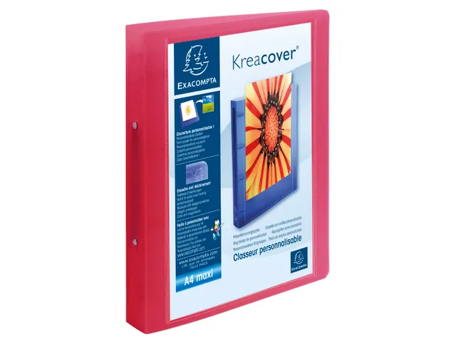 Ringmap Personaliseerbaar PP Kreacover A4+ 2R 30mm ass