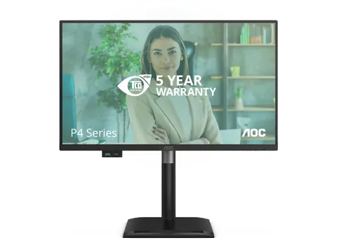 24E4U 23.8 Inch Monitor Full HD Zwart