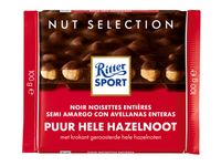 Chocolade Ritter Sport puur-hele hazelnoot 100gr