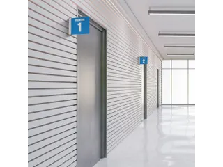 Wandpaneel Click 100mm Aluminium Deurbord Muurbewegwijzering - 9