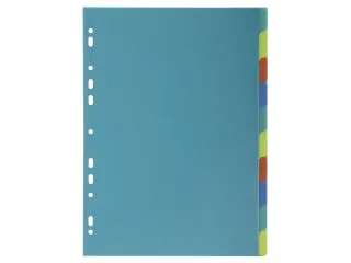 Exacompta Tabbladen PP Gerecycleerd Forever 10-Delig A4 11-Gaats Assor - 1