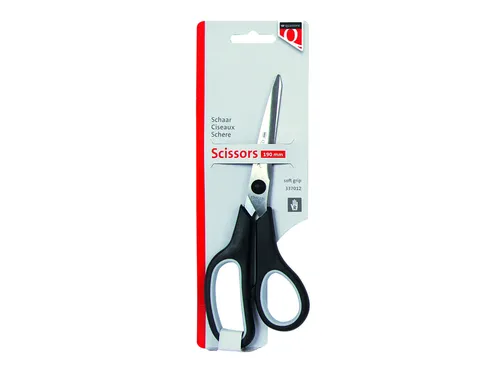 Schaar Quantore 190mm soft grip zwart