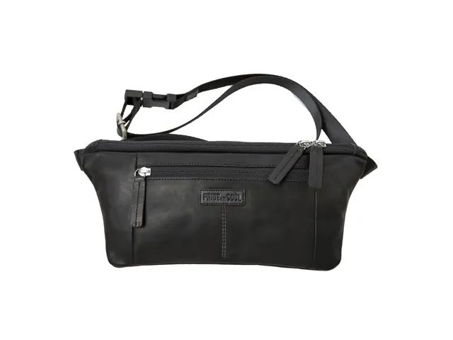 Heuptas Pride and Soul STREET zwart leer.