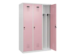 locker voor scheiding van kleding,HxBxD 1850x1200x500mm,3vak - 1