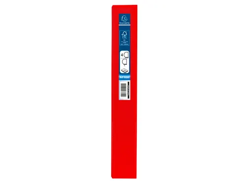Ringmap Personaliseerbaar Kreacover 4 Rings D-mech 25mm A4 Maxi Rood
