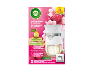 Luchtverfrisser AirWick Electrical Kersenbloesem Framboos Starter Kit - 2
