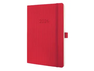 Weekagenda Conceptum A5 2026 (NL/FR/EN/DU) red Softcover - 1