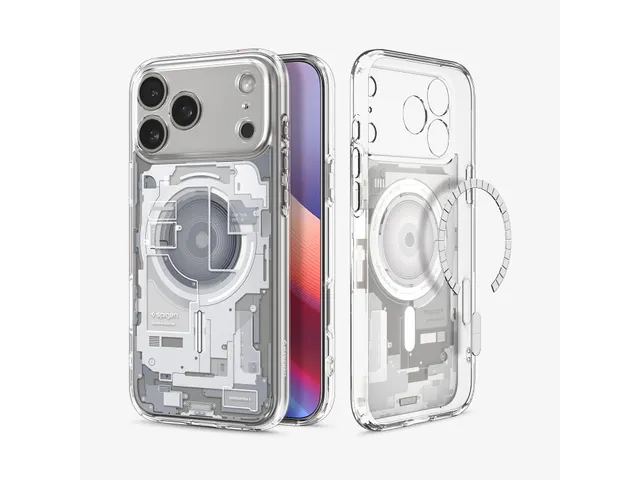 Ultra Hybrid MagFit Apple iPhone 17 Hoesje MagSafe Zero One Wit
