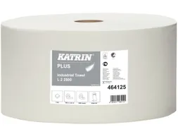 Katrin 464125 Plus Industrierol 2-laags Wit 2500 Vel op Rol