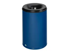 prullenmand zelfblussend 110 liter HxØ 750x465mm kop zwart blauw