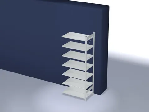 dossierstelling,aanbouwveld,HxBxD 2350x1010x635mm,vaklast 90kg