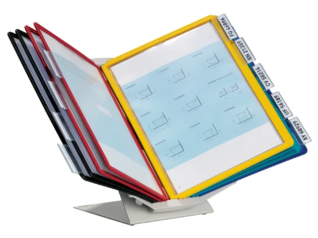 Bureaustandaard A4 Vario System Pro Met 10 tassen Grijs