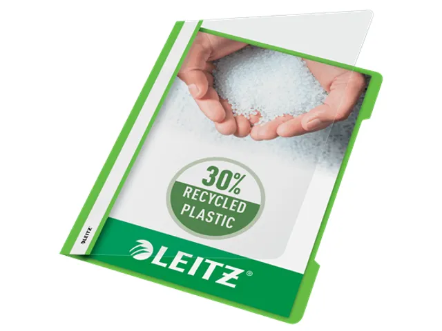 Snelhechter Leitz 4191 standaard A4 lichtgroen 30% gerecycled plastic
