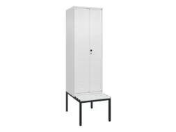 locker voor scheiding van kleding,HxBxD 2120x600x815mm,2vak
