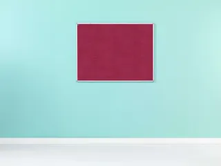 Prikbord 90x120cm Donkerroze Accent Softline Profiel 16mm - 2