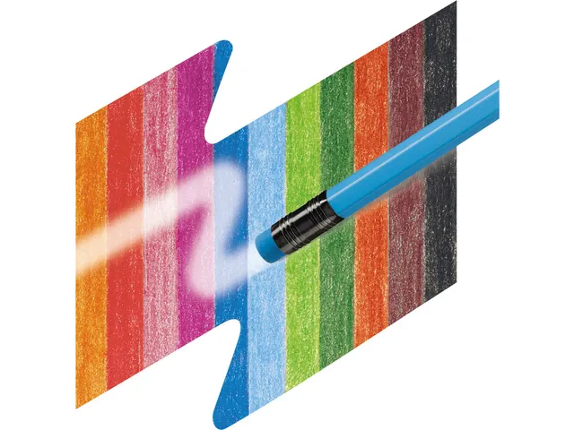 kleurpotlood GRIP 2001 uitgumbaar etui à 10 stuks