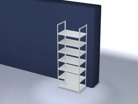 dossierstelling,grondveld,HxBxD 2550x1000x600mm,vaklast 90kg