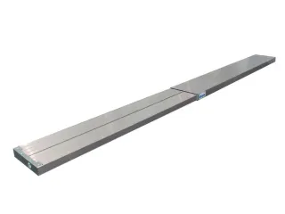 telescopisch bordes,v. staande ladder met sporten,L 1,75-2,98m - 3