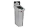 Deksel Rubbermaid Slim Jim Recyclestation gesloten zwart
