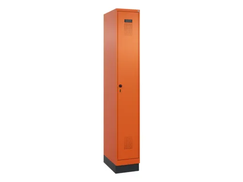 locker,HxBxD 1950x300x500mm,1vak,vak B 300mm,draaigrendel,sokkel