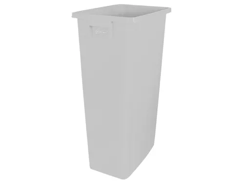 afvalverzamelaar,80l,HxBxD 762x320x460mm,romp PP transparant,gesloten