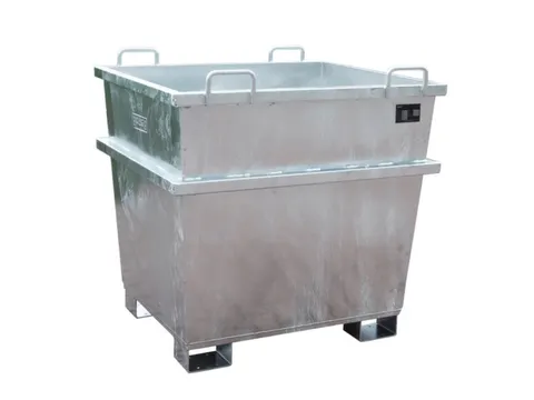 Universele Stortgoedbak Verzinkt Heftruck Kraantrave 1215x1040x1200mm