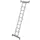 multifunctionele vouwladder,2x2/2x3,sporten,balk L 2,85m,aluminium