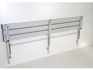 klapbank LxD 2000x380mm aluminium lijsten frame staal RAL7035 - 4