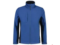 Tricorp 402002 TJ2000 Bicolor softshell, rood/blauw/marineblauw, maat