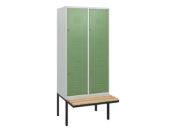 Dubbeldekse dekenkist,HxBxD 1950x800x815mm,2x2vak.,vak B 400mm