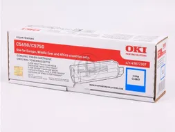 Tonercartridge Oki 43872307 C5650 Cyaan