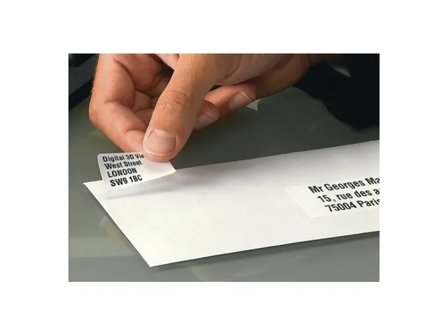 Etiket mini Avery L7656-25 46x11.1mm Wit 2100 Stuks