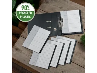 Tabblad Leitz Recycle A4 11-gaats 1-31 extra breed PP - 3