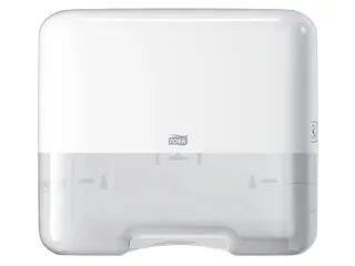 Tork 553100 H3 Singlefold Mini Handdoek Dispenser Wit - 2