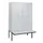 locker met bank,HxBxD 1950x1200x815mm,4vak,vak B 300mm,cil.-slot