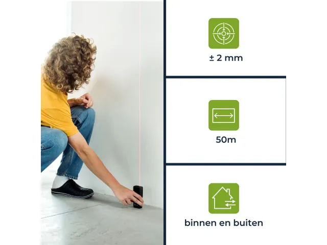 Digitale Laserafstandsmeter 50 Meter