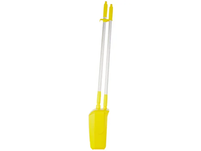 Ensemble pelle avec balayette Vikan long manche alu 840mm jaune