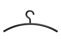 Kledinghanger MAUL acryl 460X190mm zwart 5 stuks