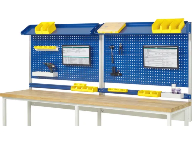 opbouwelement,v. werkbank,HxBxD 1130x3000x350mm,draagverm. 100kg,staal