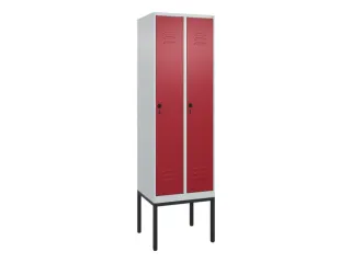 locker,HxBxD 2120x600x500mm,2vak,vak B 300mm,draaigrendel - 1